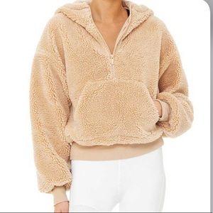 Alo street side half zip hoodie